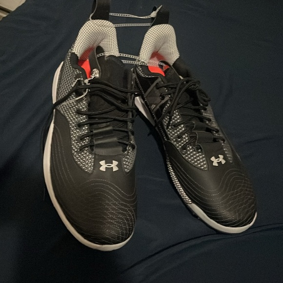 Under Armour Baseball Cleats NEW Bryce Harper BH7 elite low sz 14 black - Picture 3 of 5